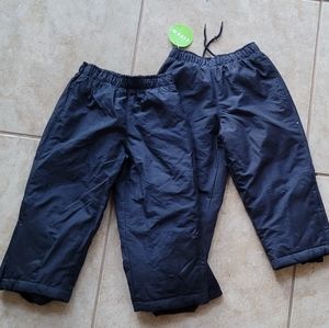 2 Navy Blue 3T snow / winter / ski pants $10